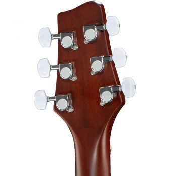 Foto: James Neligan EW3000 CBK - Solid Body Elektro-Akustikgitarren - Ansicht Kopf Rückseite
