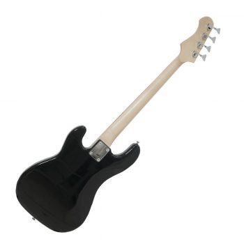 Foto: Mini-E-Bass - Bassgitarre black - Rückseite